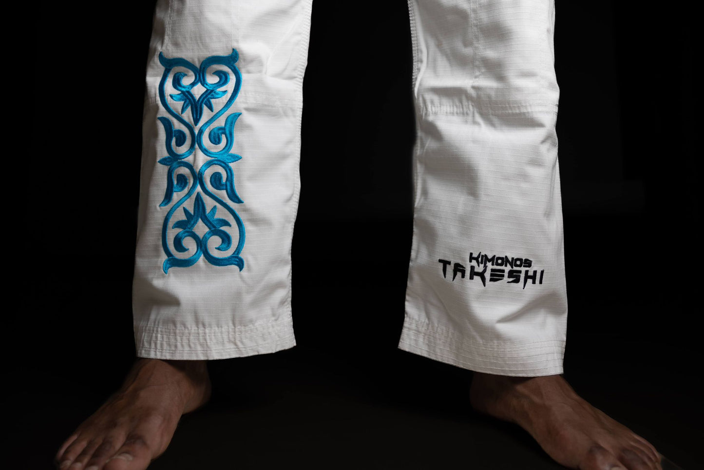 White Kazakhstan Kimono