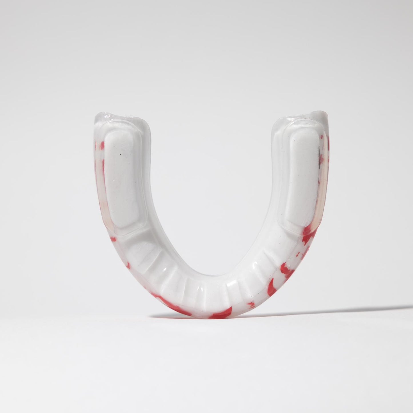 Bloody mouth guard